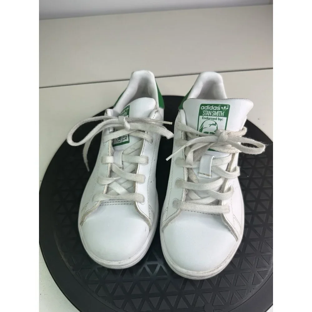 Adidas Originals Stan Smith Sneakers Shoes Kids Golf Youth Size 12K